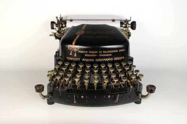 a typewriter